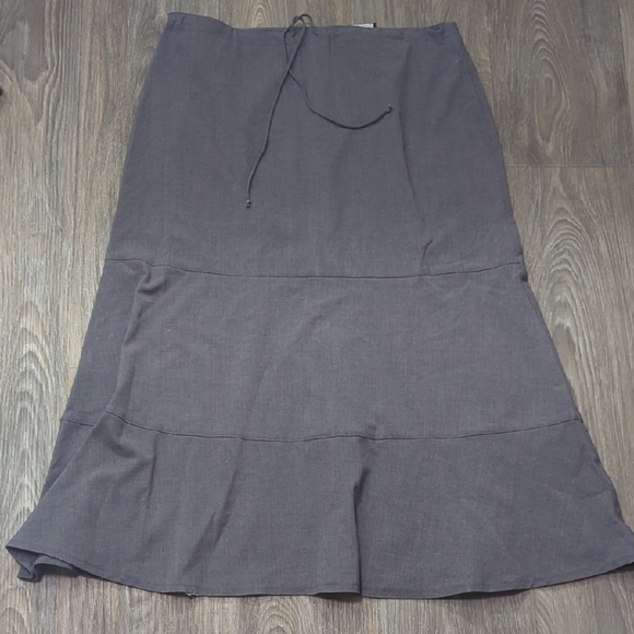 Vintage First Option Elegant Gray Women's Skirt - Picture 3 of 5